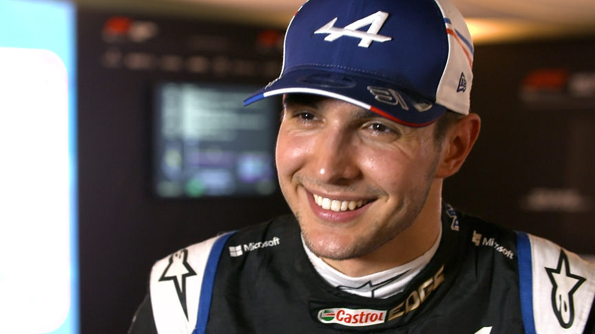 Ocon beaming after ‘one of the best qualifying sessions of the year’