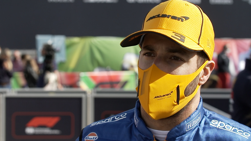 Daniel Ricciardo has 'happier thoughts' after P9 finish