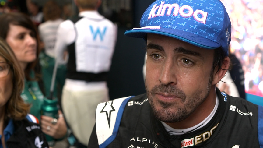 Fernando Alonso thrilled after 'very good weekend' for Alpine in Interlagos