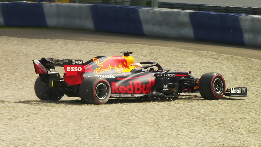 2020 Austrian Grand Prix FP2: Verstappen rumbles over gravel