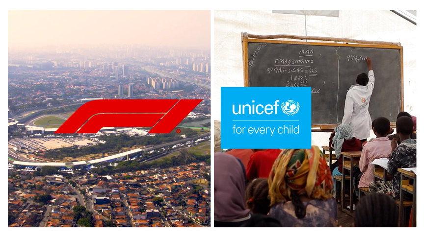 F1 and UNICEF: New partnership to help the world’s most vulnerable children and bolster humanitarian response