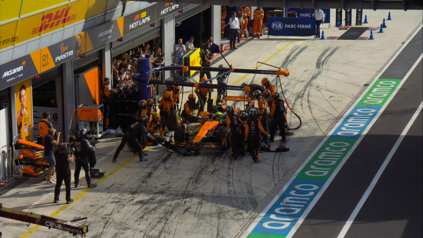2025 Italian Grand Prix: Slow pit stop sees Norris lose P2 to Piastri