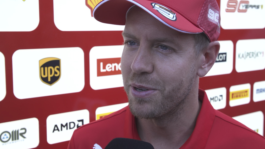 Sebastian Vettel: It was 'good fun' today - but 'we've got some homework'