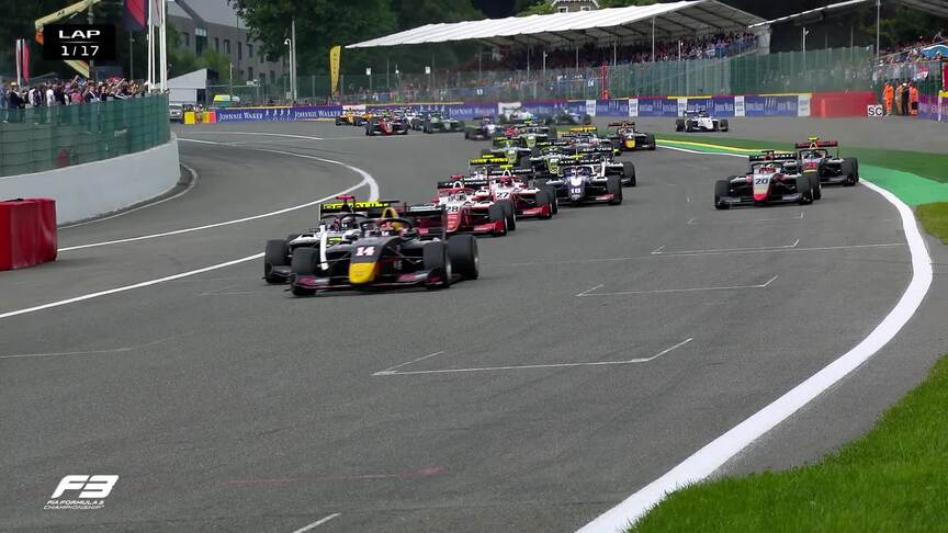 F3 2019 Round 6: Belgium Race 2 highlights