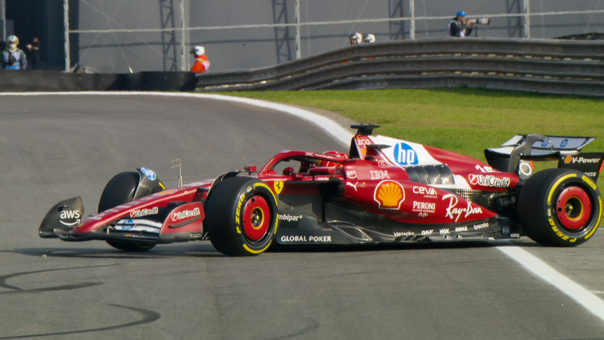 2025 Sao Paulo GP Sprint Qualifying: Leclerc spins in SQ2 at Interlagos