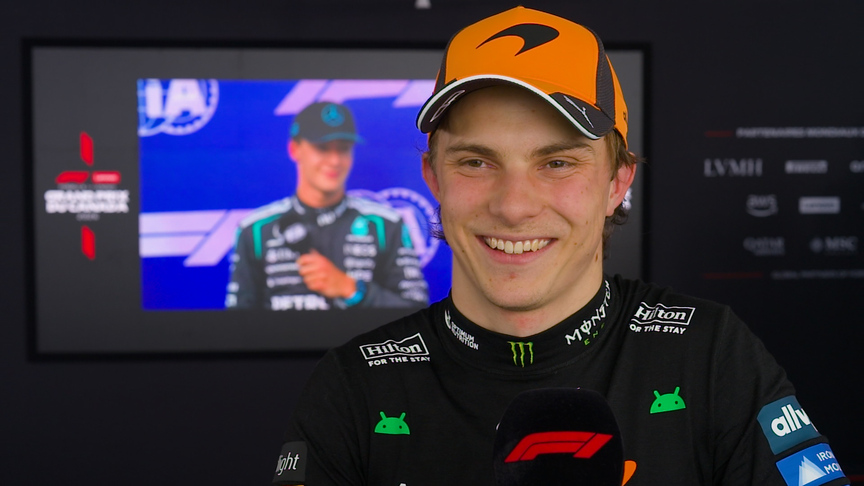 P4 Piastri: McLaren 'closer to Mercedes, but not quite enough'