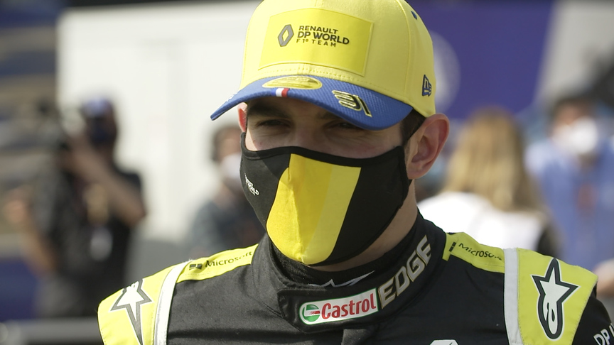 Esteban Ocon happy with 'aggressive' Renault strategy