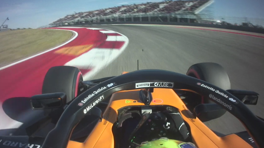 QUALIFYING: Onboard with Norris as he tops Q1 for McLaren