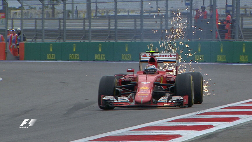 Dramatic end to the 2015 Russian Grand Prix