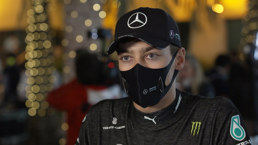 Russell struggling to sum up 'mixture of emotions' after Sakhir GP agony