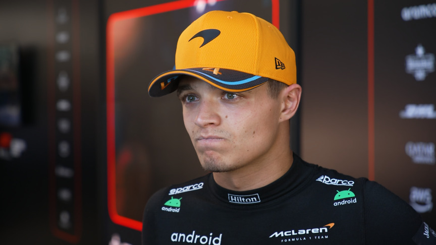 Norris explains what happened on his Sprint start as he lost the lead to Verstappen