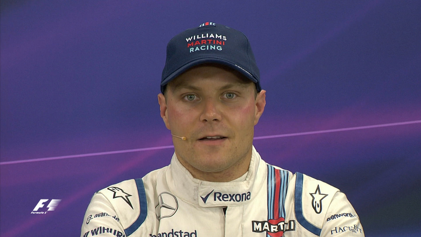 Valtteri Bottas karsintojen jälkeinen haastattelu Japanissa