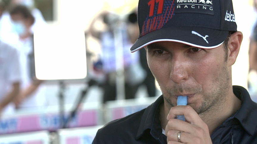 Sergio Pérez: 'It was just a surviving mode' with no water after Lap 1 at a very hot COTA