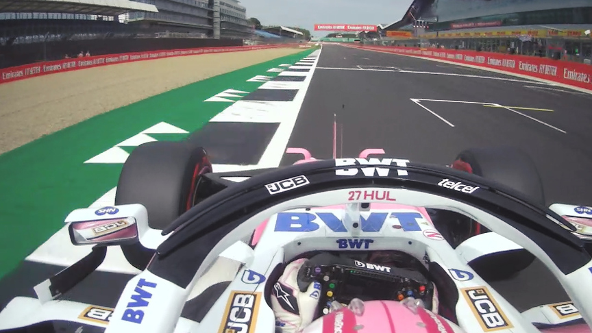 ONBOARD: Hulkenberg's epic Silverstone P3 qualifying lap