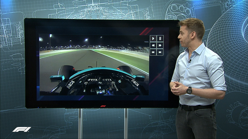 Alex Brundle analyses Verstappen and Bottas' yellow flag infringements in Qatar qualifying in F1 TV's Pre-Race Show