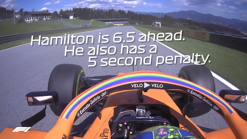 2020 Austrian Grand Prix: Lando's last two laps