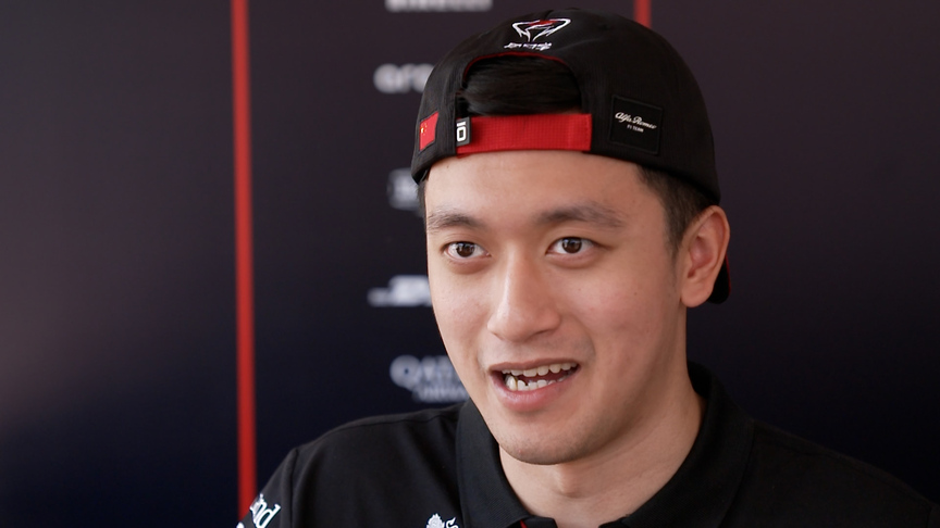 Zhou Guanyu 'feeling more comfortable' 12 months on from 'quite tricky' Monaco debut