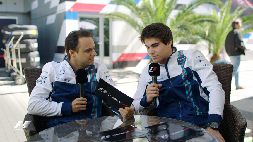 Grill the Grid: Williams team mates