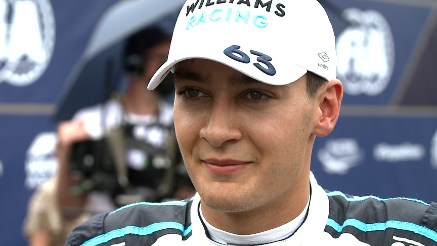 George Russell knows he 'just scraped through' to Q2 at tricky French GP qualifying