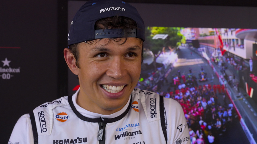 P8 Albon brands Monaco ‘my best weekend so far this year’ after playing the team game