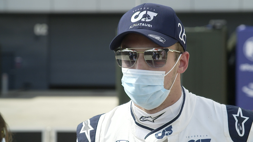 Daniil Kvyat 'very happy with his lap' in British GP qualifying