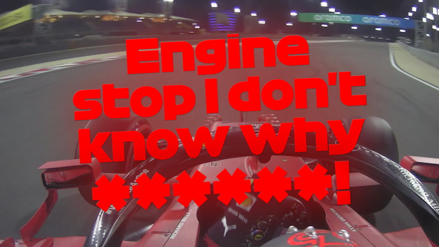 2021 Bahrain GP Qualifying: Carlos Sainz engine cuts out in Q1