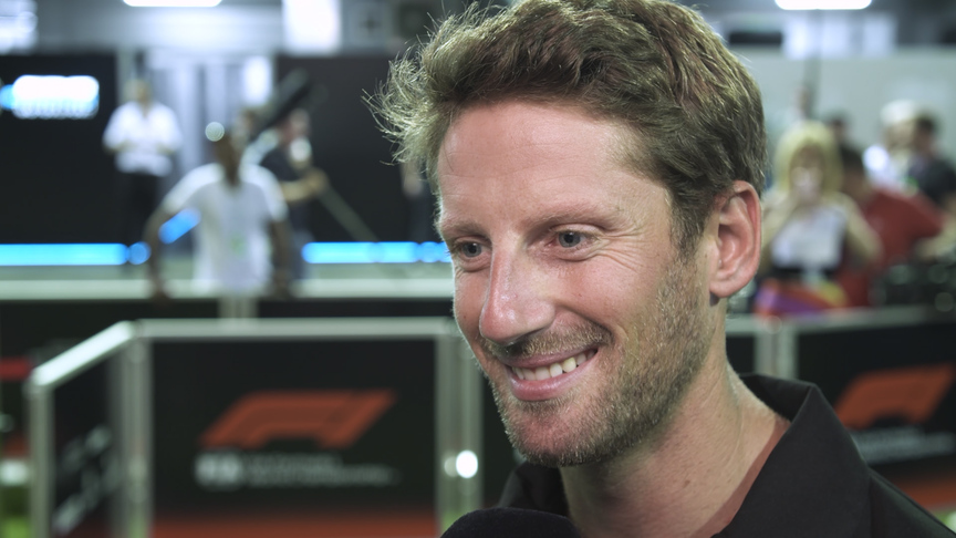 Romain Grosjean: Happy to be staying with Haas next season