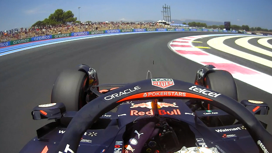 2022 French GP FP3: Onboard for Max Verstappen’s fastest lap