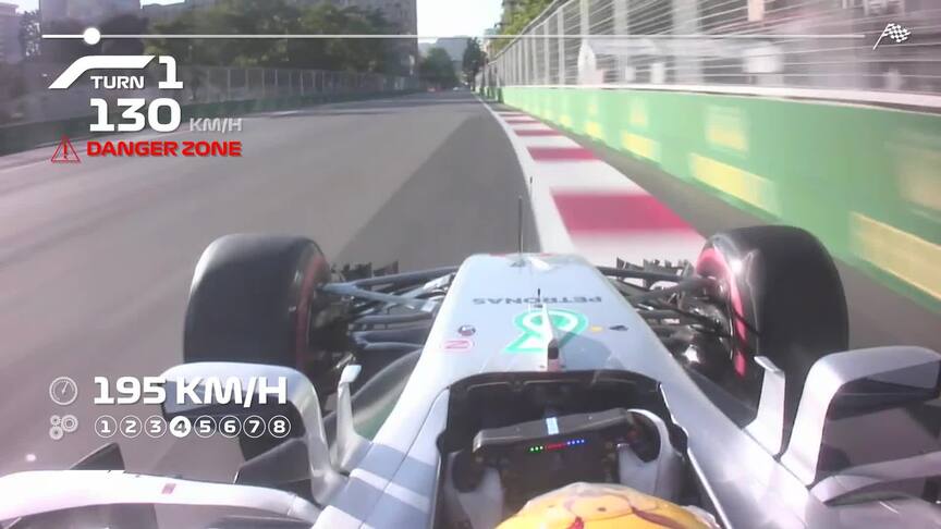 ONBOARD: A lap of the Baku City Circuit