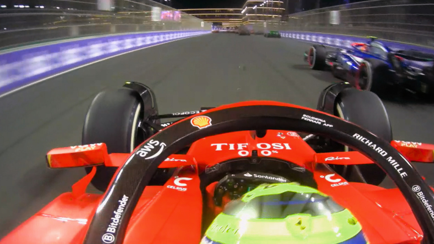 Oliver Bearman wins Overtake of the Month Award for dummy move on Tsunoda in Saudi Arabia | Crypto.com