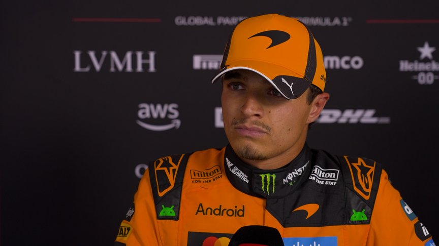Norris ranks McLaren as fourth fastest after tricky Friday in Belgium