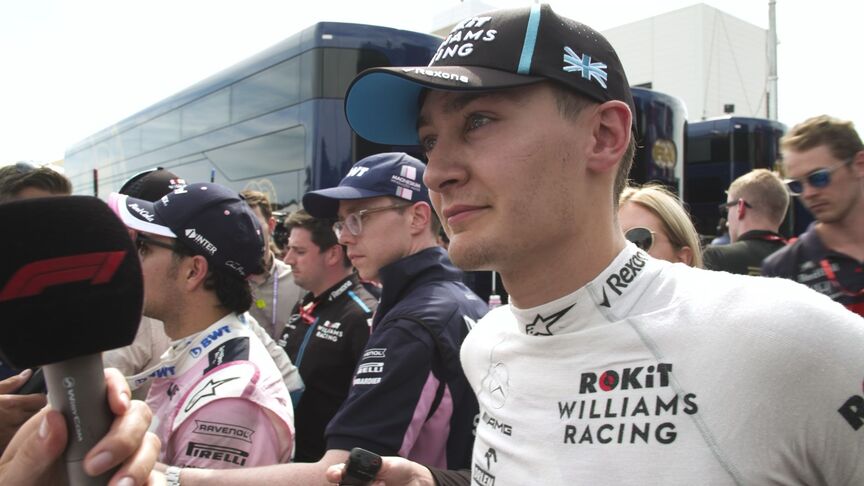 George Russell 'had a bit of fun' fighting his team mate