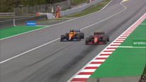 2021 Spanish Grand Prix: Sainz overtakes former team mate Norris