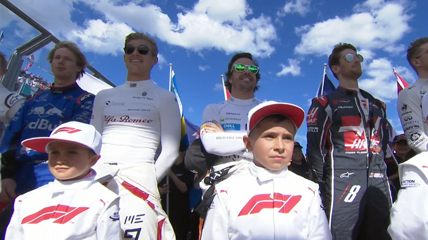 RISING STARS: Grid kids emulating their heroes