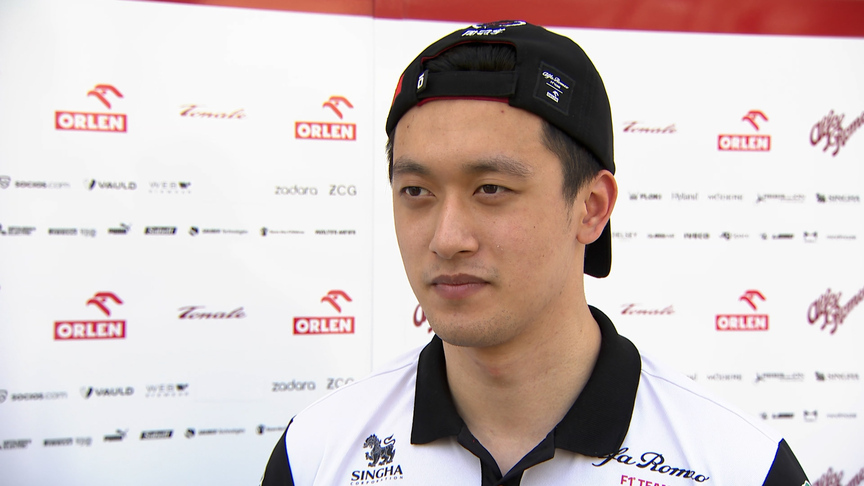 82-lap Saturday session a 'step up' for Zhou Guanyu