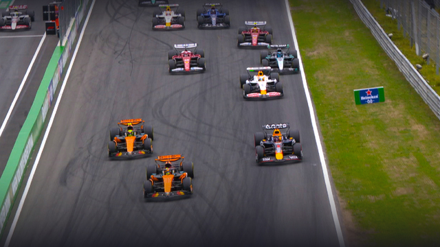 Watch the race start from the Dutch GP