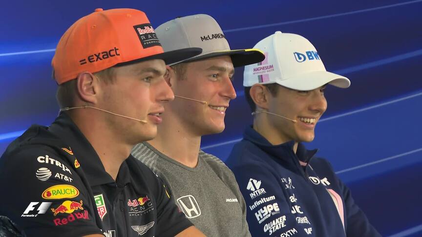 Drivers face the press in Belgium