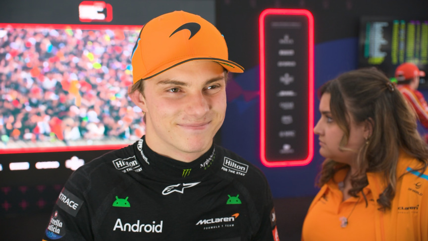 Piastri reveals the back of his car ‘was pretty destroyed’ after contact with Ricciardo