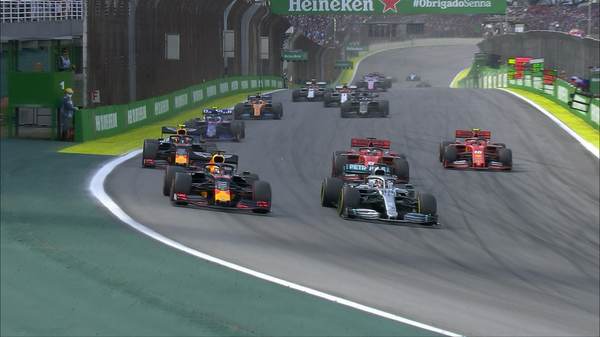 BRAZILIAN GP: Albon passes Vettel in amazing race restart