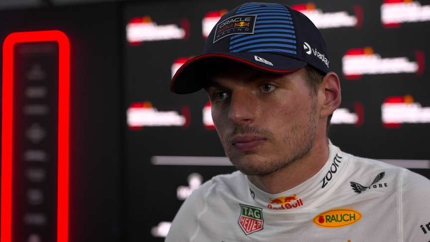 ‘Difficult’ – Verstappen’s verdict on Red Bull’s first day in Singapore