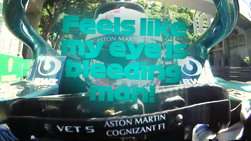 2021 Monaco GP FP2: Vettel complains of 'something stuck' in his eye