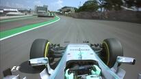 Rosberg's onboard pole position lap - Brazil
