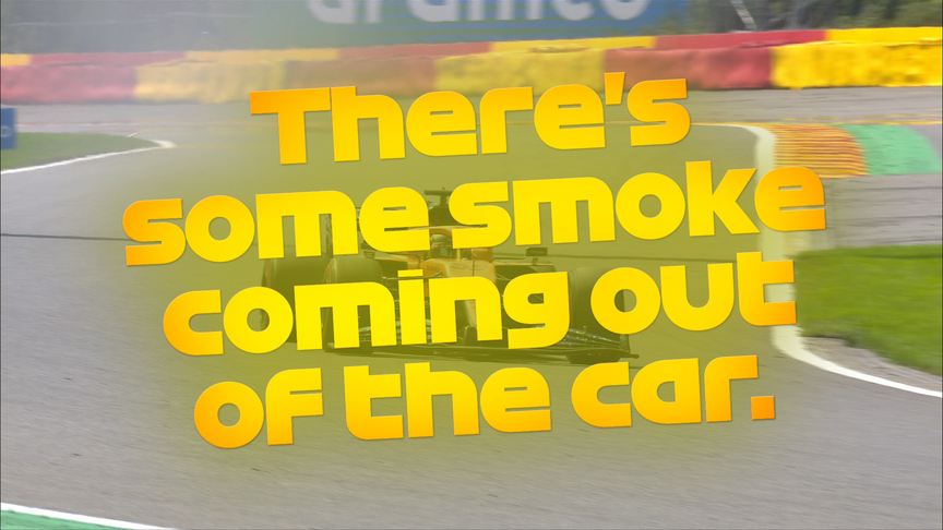 2020 Belgian Grand Prix: Sainz retires before race start with exhaust issue