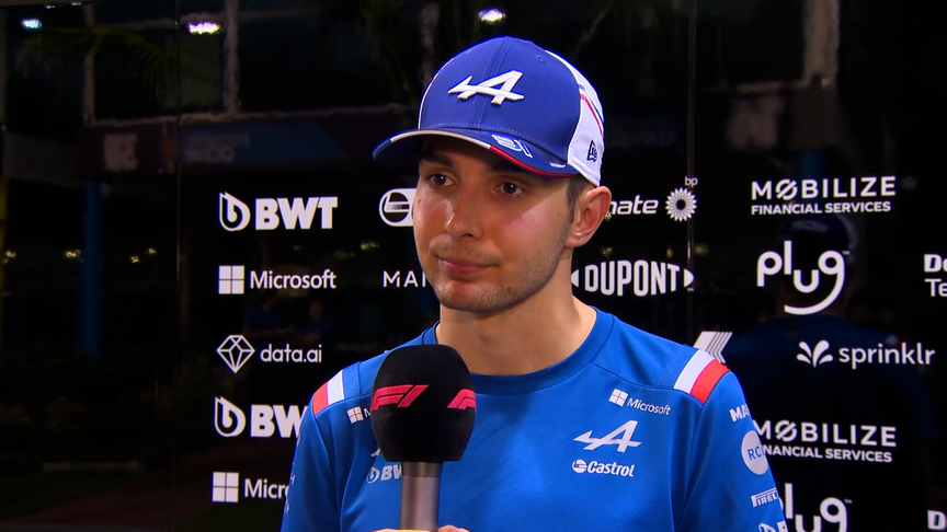 Esteban Ocon 'pretty pleased' and thinks Alpine 'look competitive' after Singapore Friday practice