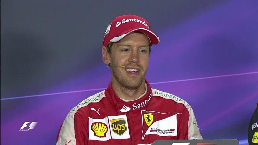 Sebastian Vettel interview nach dem Rennen in Ungarn