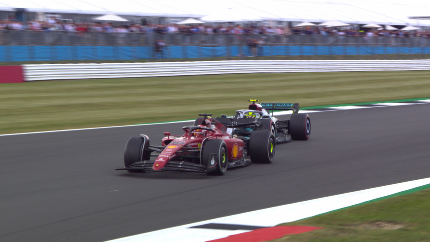 2022 British Grand Prix: Hamilton battles past Leclerc for P3 at Silverstone