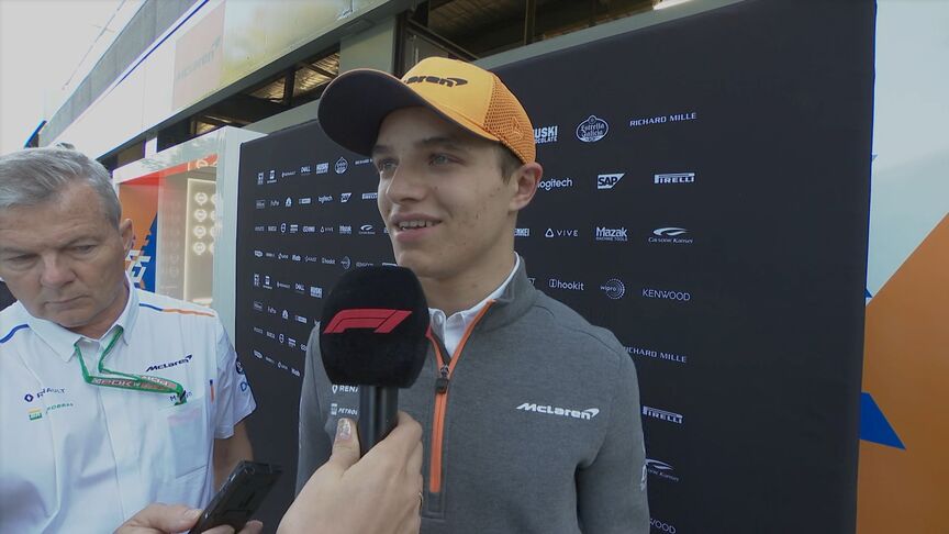 Lando Norris: The car has been improved today