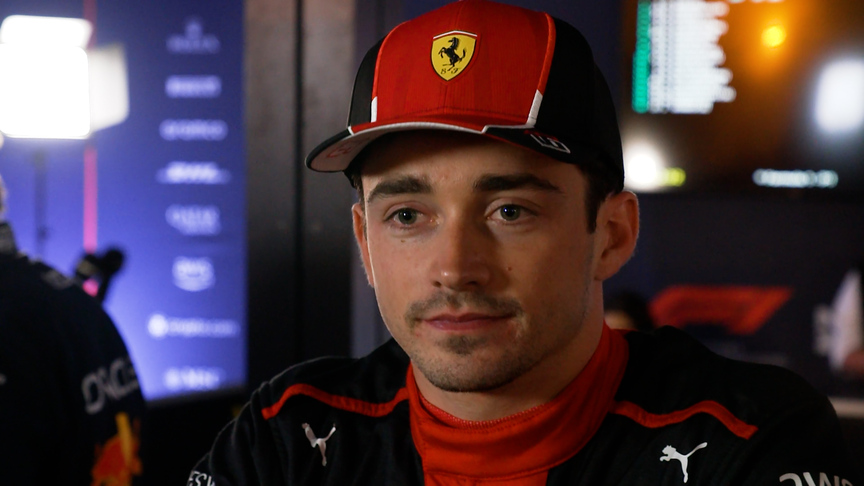 P3 Leclerc comfortable with Ferrari's decision to conserve tyres in Q3