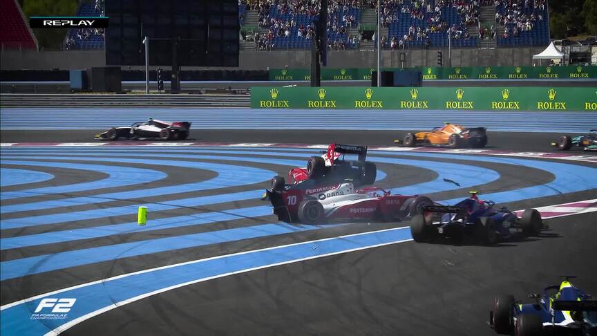 F2 2019 Round 5: France feature race highlights