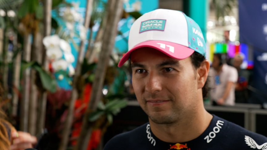 'I've got a good race pace under me' claims pole-sitter Sergio Perez as he targets victory in Miami
